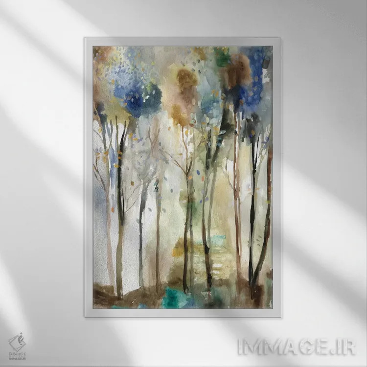 تابلو سرافراز ایستاده I اثر آلیسون پیرس - نمای قابدار سفید