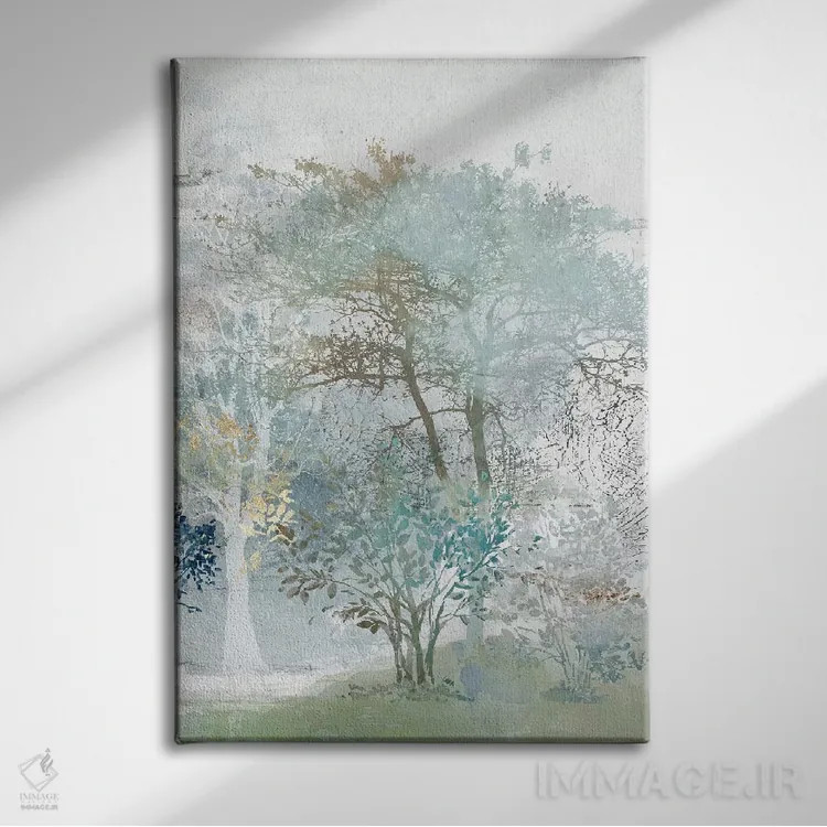 تابلو راز خاموش II اثر آلیسون پیرس - نمای روبهرو روی دیوار