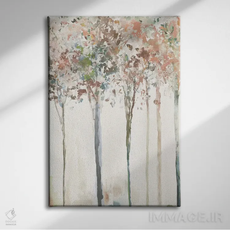 تابلو درختان طلایی I اثر آلیسون پیرس - نمای روبهرو روی دیوار