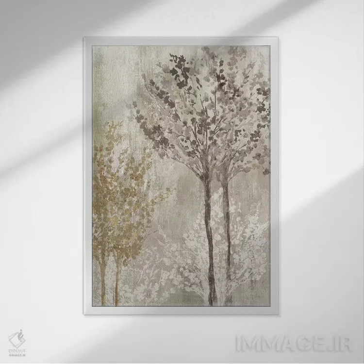 تابلو هر صبح II اثر آلیسون پیرس - نمای قابدار سفید