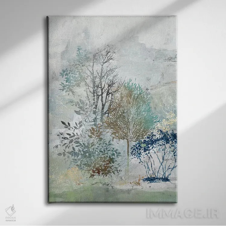 تابلو راز خاموش I اثر آلیسون پیرس - نمای روبهرو روی دیوار
