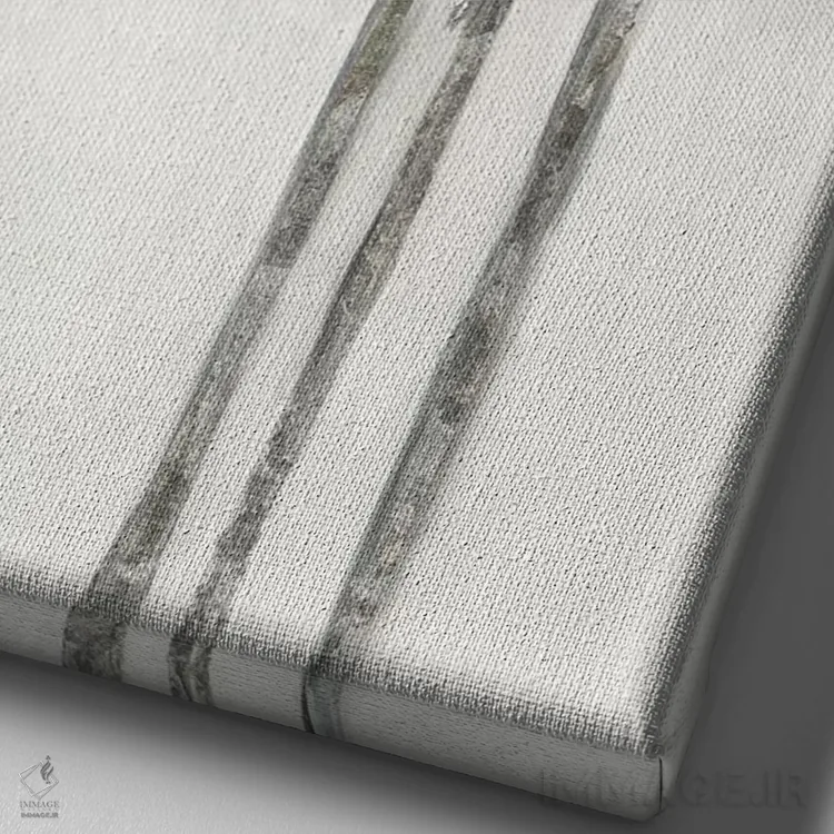 تابلو آواز ستایش اثر آلیسون پیرس - نمای نزدیک بافت بوم