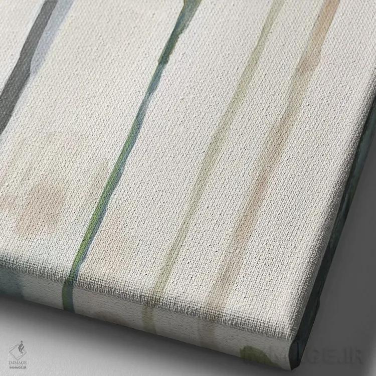 تابلو درختان طلایی I اثر آلیسون پیرس - نمای نزدیک بافت بوم