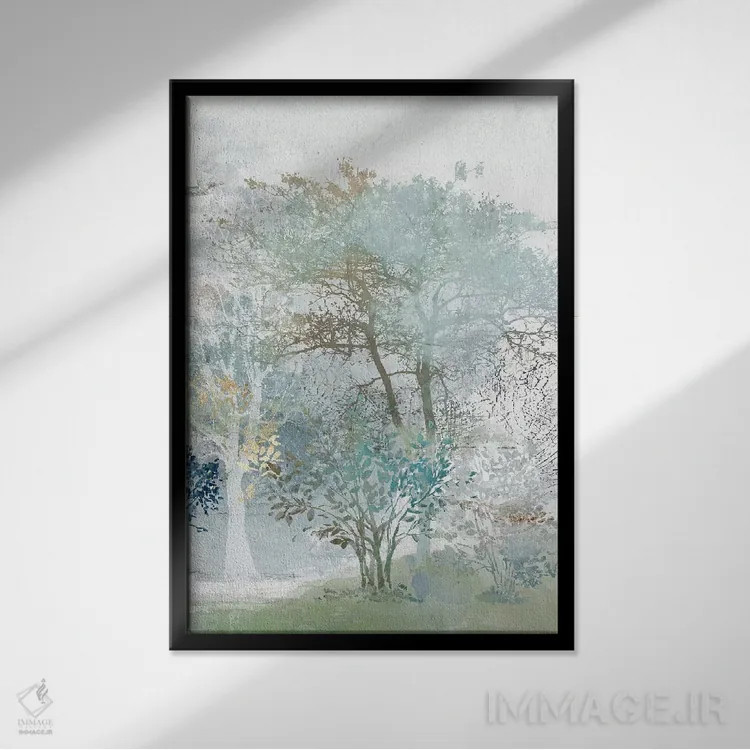 تابلو راز خاموش II اثر آلیسون پیرس - نمای قابدار مشکی