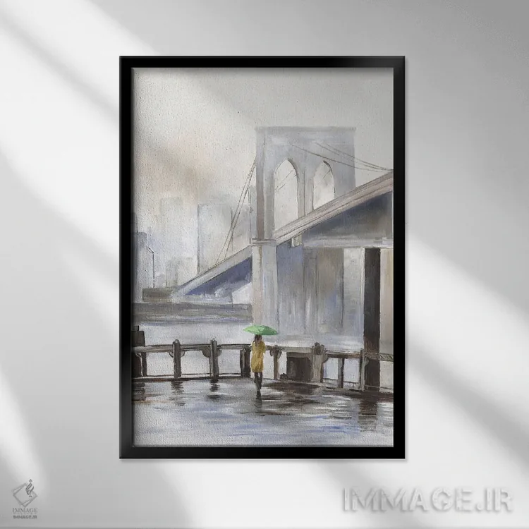 تابلو پل I اثر آلیسون پیرس - نمای قابدار مشکی