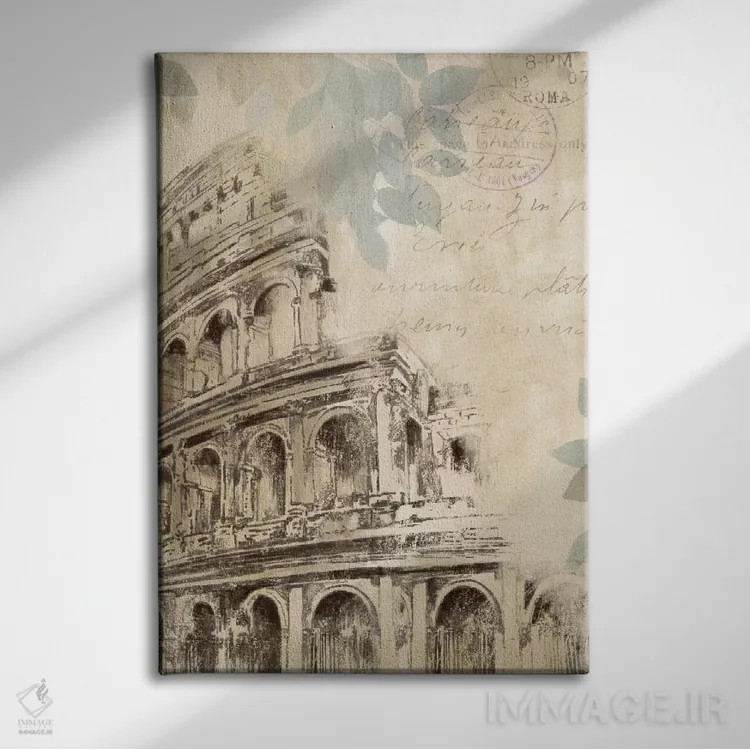 تابلو مطالعه معماری I اثر آلیسون پیرس - نمای روبهرو روی دیوار