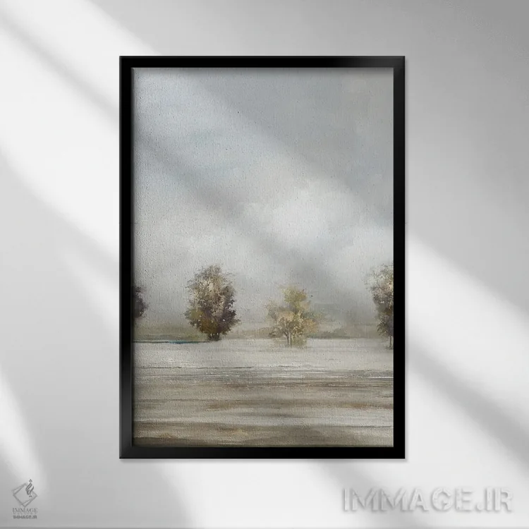 تابلو چرای آرام I اثر آلیسون پیرس - نمای قابدار مشکی