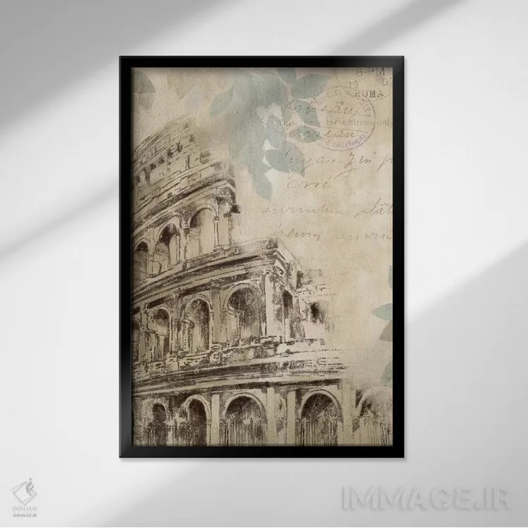 تابلو مطالعه معماری I اثر آلیسون پیرس - نمای قابدار مشکی