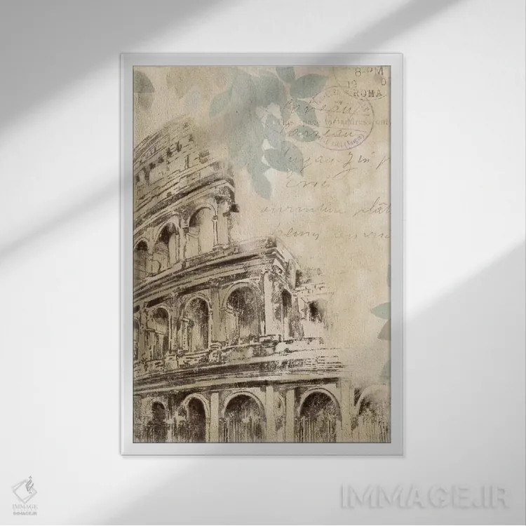 تابلو مطالعه معماری I اثر آلیسون پیرس - نمای قابدار سفید