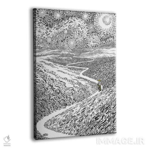 تابلو در طول مسیر اثر علیرضا کریمی مقدم (هنرمند ایرانی) - نمای پرسپکتیو محصول