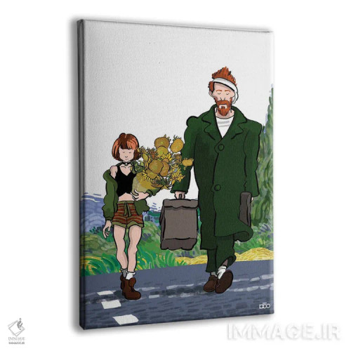 تابلو حرفهای اثر علیرضا کریمی مقدم (هنرمند ایرانی) - نمای پرسپکتیو محصول