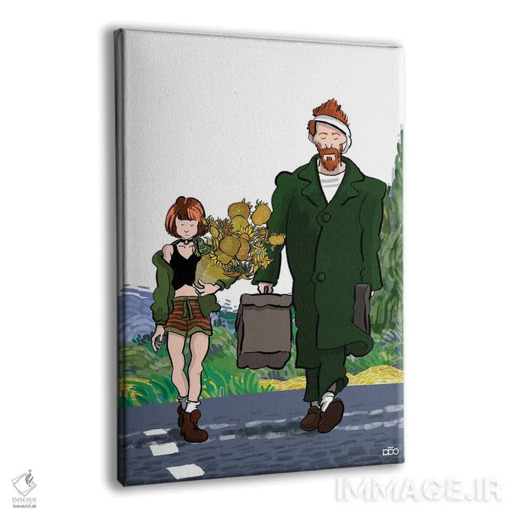 تابلو حرفهای اثر علیرضا کریمی مقدم (هنرمند ایرانی) - نمای پرسپکتیو محصول