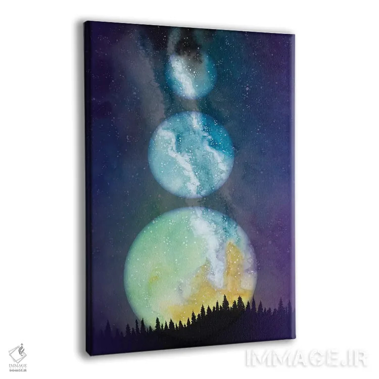 تابلو درون فضا اثر آمایا بوچلی - نمای پرسپکتیو محصول