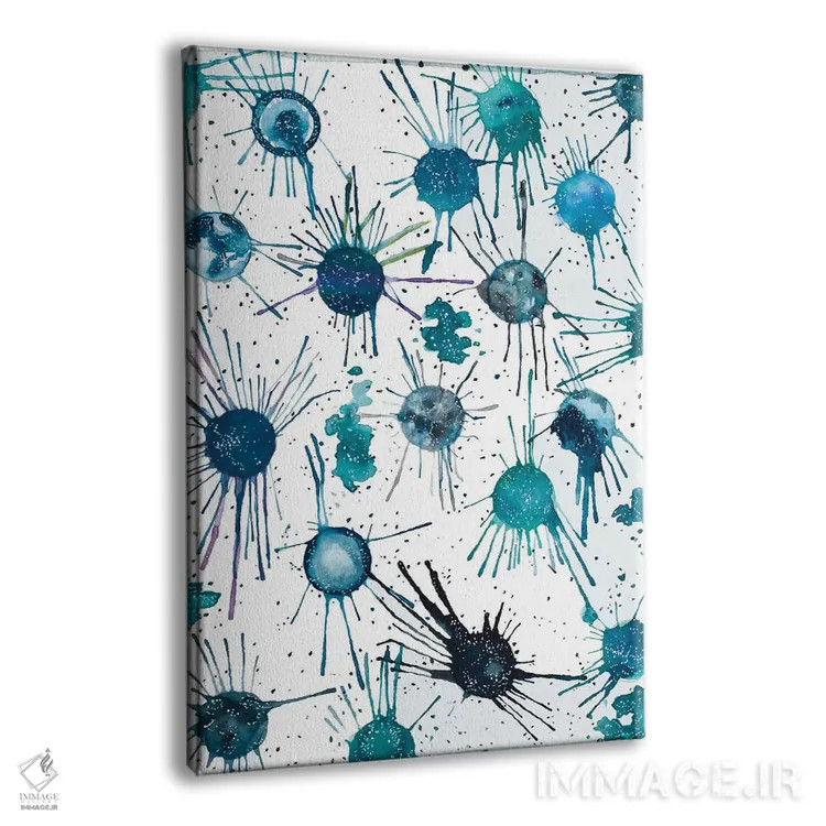 تابلو ماههای پاشیده اثر آمایا بوچلی - نمای پرسپکتیو محصول