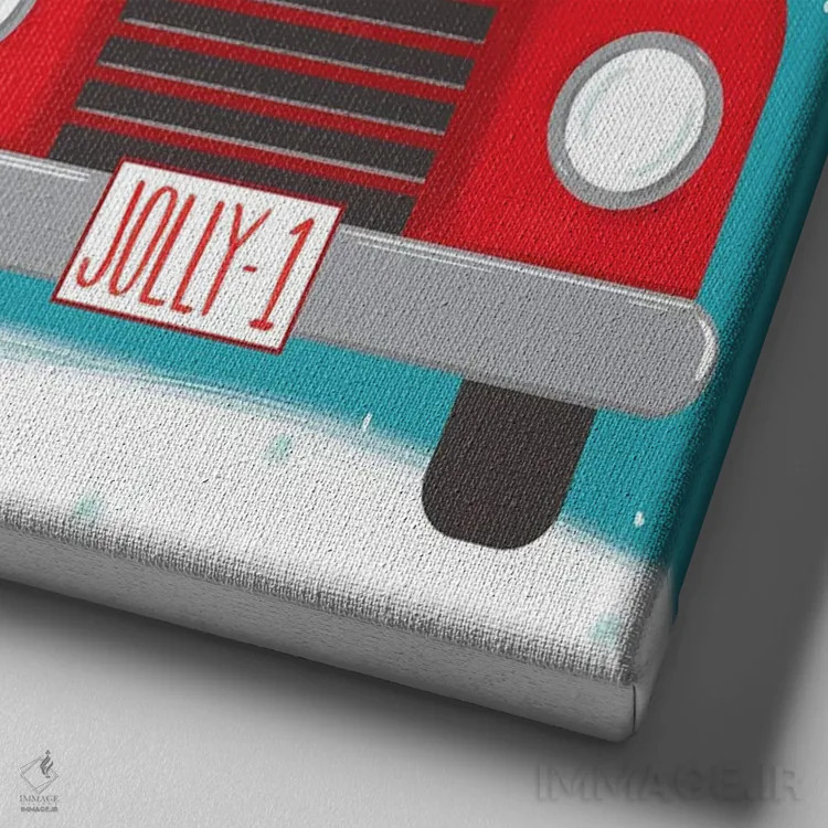 تابلو گشتوگذار کریسمسی اثر آماندا مکگی - نمای نزدیک بافت بوم