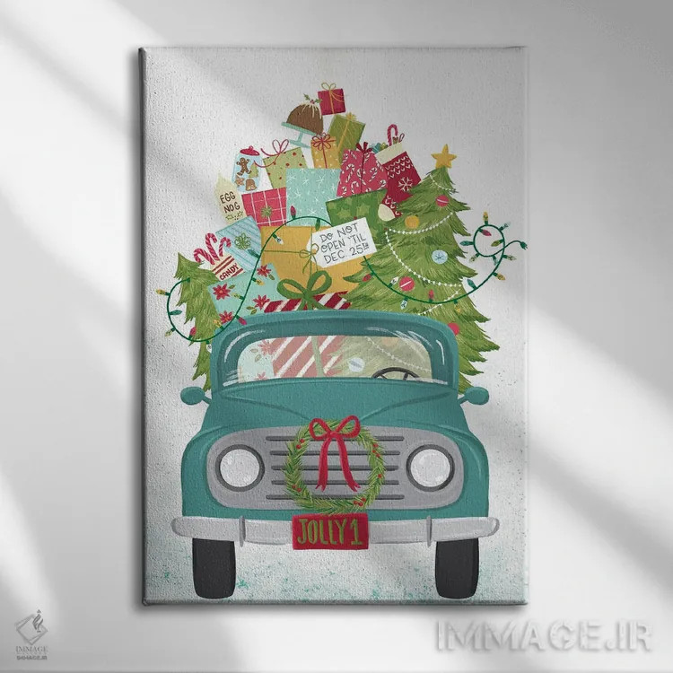 تابلو سرخوش اثر آماندا مکگی - نمای روبهرو روی دیوار