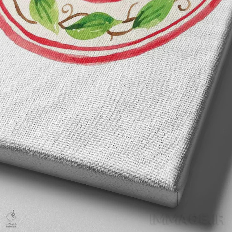 تابلو برداشت سیب شش اثر آماندا مکگی - نمای نزدیک بافت بوم