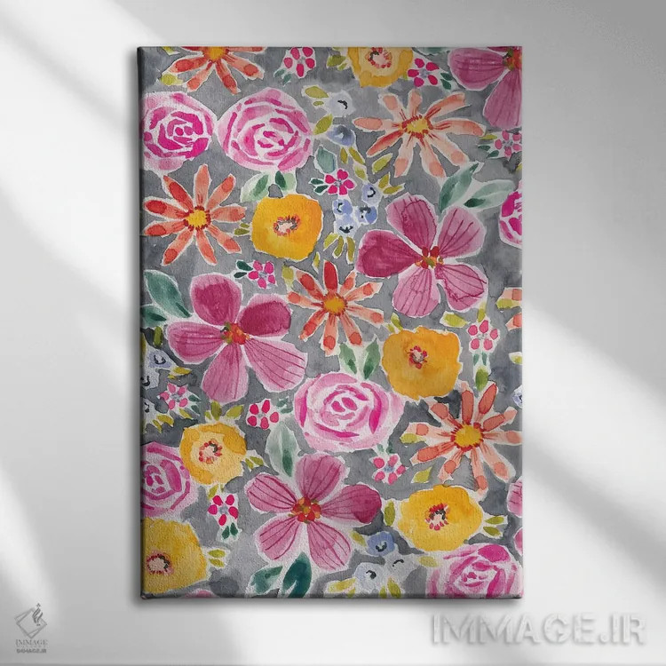 تابلو باغ سرسبز یک اثر آماندا مکگی - نمای روبهرو روی دیوار