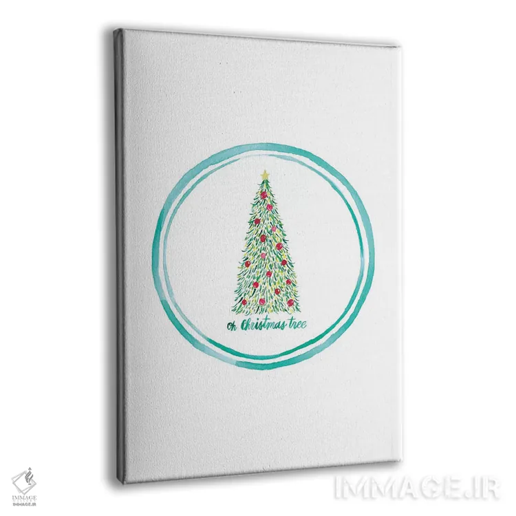 تابلو ای درخت کریسمس یک اثر آماندا مکگی - نمای پرسپکتیو محصول
