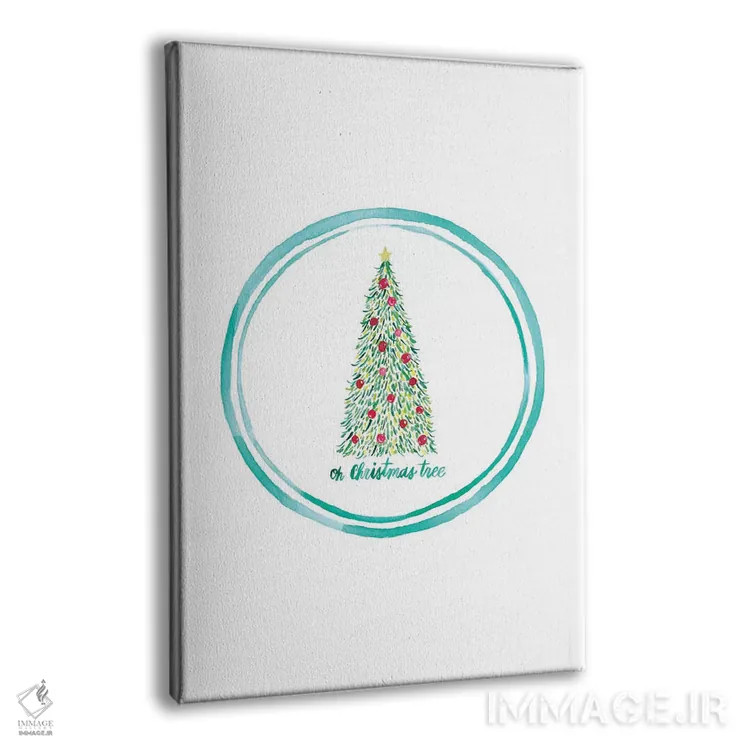 تابلو ای درخت کریسمس یک اثر آماندا مکگی - نمای پرسپکتیو محصول