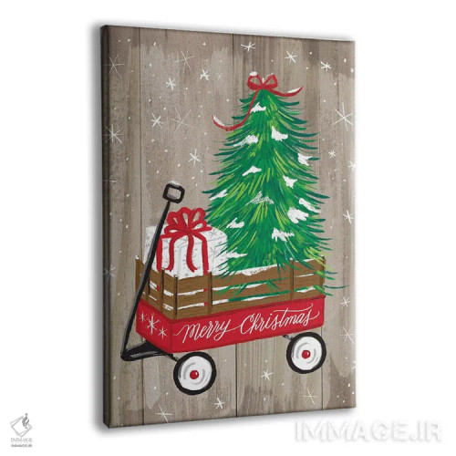 تابلو مزرعه کریسمس دو اثر آماندا مکگی - نمای پرسپکتیو محصول