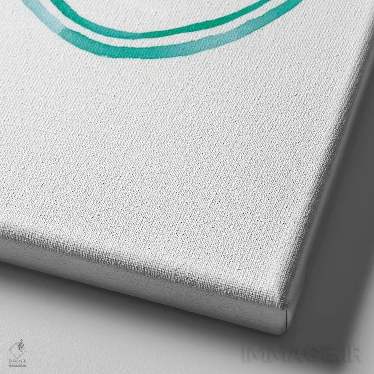 تابلو ای درخت کریسمس یک اثر آماندا مکگی - نمای نزدیک بافت بوم