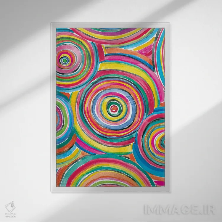 تابلو شاد باشکوه دو اثر آماندا مکگی - نمای قابدار سفید