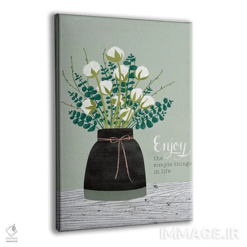 تابلو گلهای خانه روستایی هفت اثر آماندا مکگی - نمای پرسپکتیو محصول