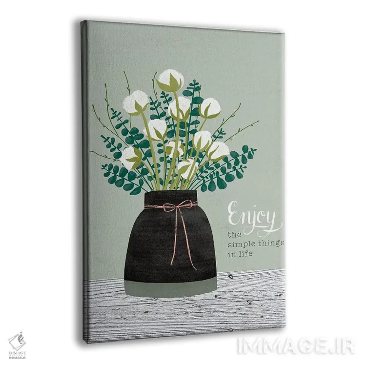 تابلو گلهای خانه روستایی هفت اثر آماندا مکگی - نمای پرسپکتیو محصول