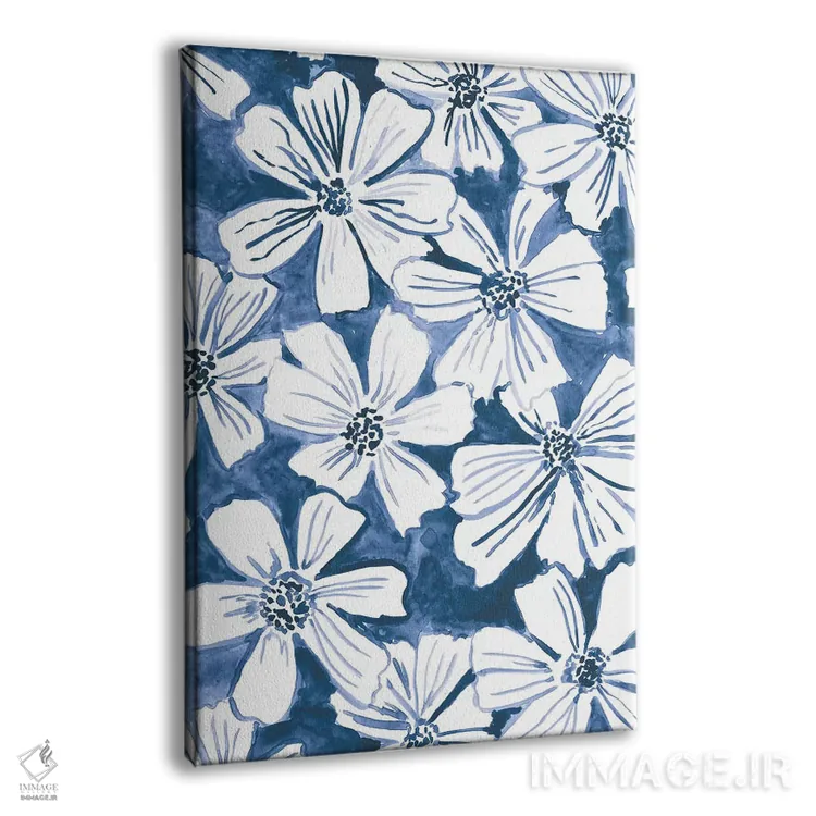 تابلو حالوهوای نیلی سه اثر آماندا مکگی - نمای پرسپکتیو محصول