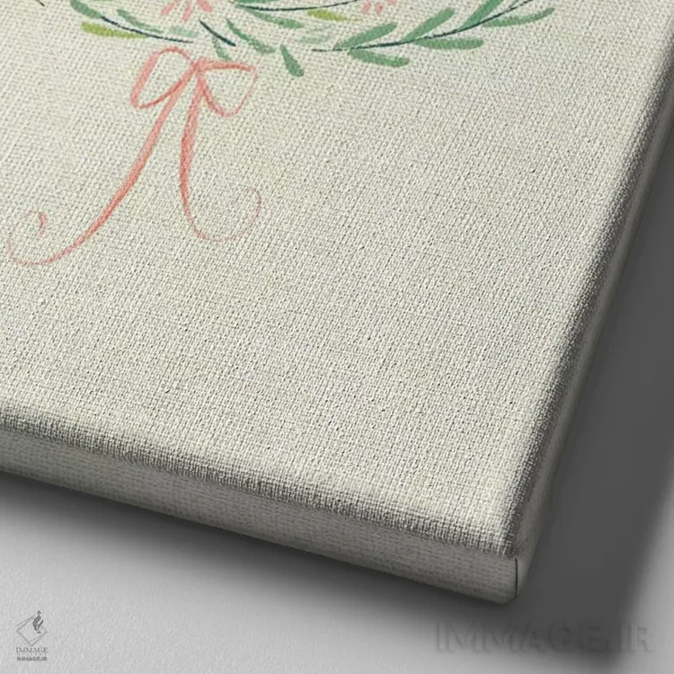 تابلو گلهای خانه روستایی شش اثر آماندا مکگی - نمای نزدیک بافت بوم