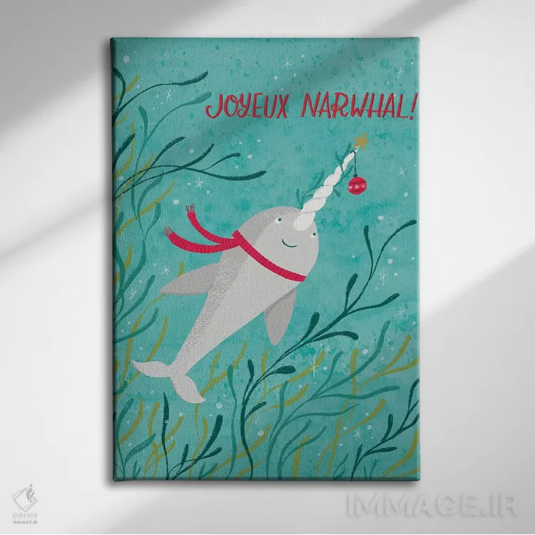 تابلو کریسمس جادویی دو اثر آماندا مکگی - نمای روبهرو روی دیوار