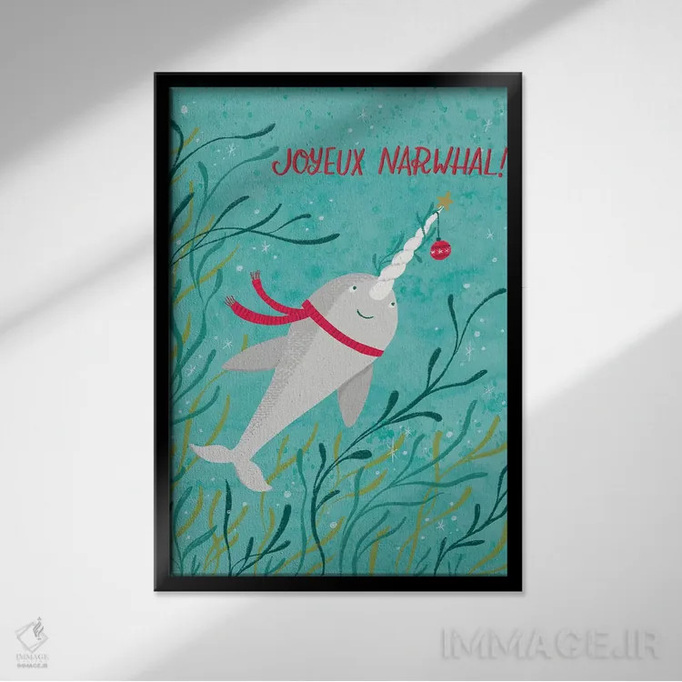 تابلو کریسمس جادویی دو اثر آماندا مکگی - نمای قابدار مشکی