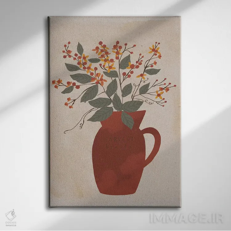 تابلو میراث برداشت پنج اثر آماندا مکگی - نمای روبهرو روی دیوار