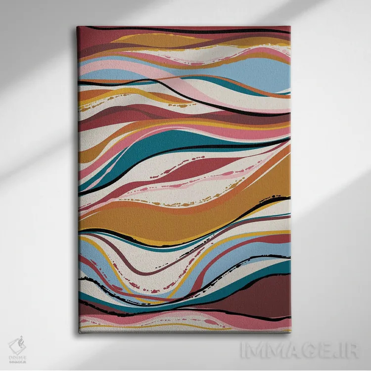 تابلو حالوهوای قدیمی دو اثر آماندا مکگی - نمای روبهرو روی دیوار