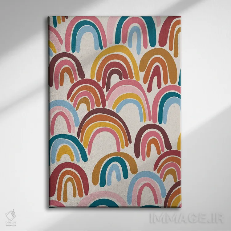 تابلو حالوهوای قدیمی سه اثر آماندا مکگی - نمای روبهرو روی دیوار