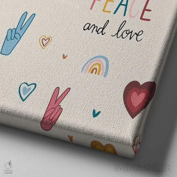 تابلو حالوهوای قدیمی چهار اثر آماندا مکگی - نمای نزدیک بافت بوم