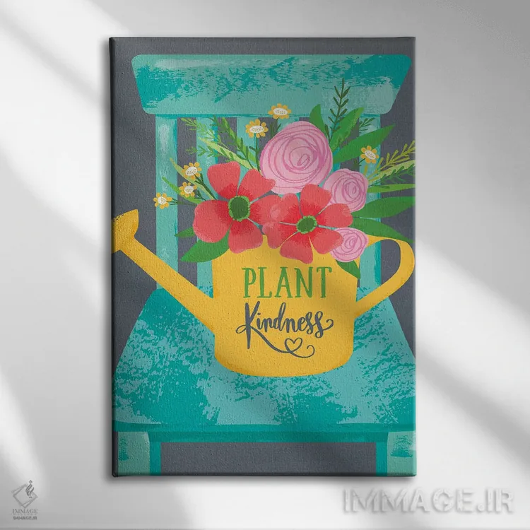 تابلو باغ خانه روستایی اثر آماندا مکگی - نمای روبهرو روی دیوار