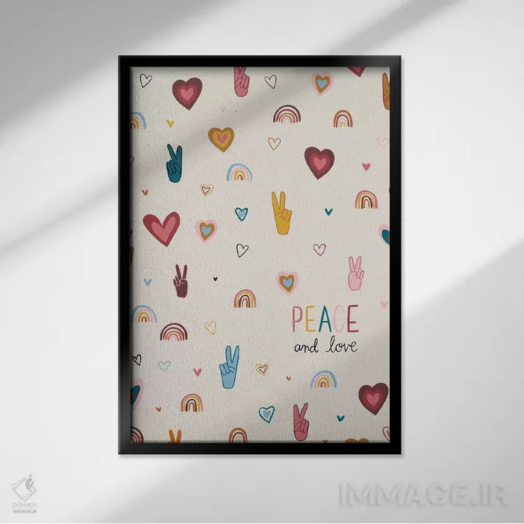 تابلو حالوهوای قدیمی چهار اثر آماندا مکگی - نمای قابدار مشکی