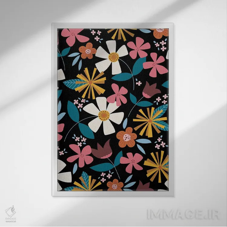 تابلو حالوهوای قدیمی یک اثر آماندا مکگی - نمای قابدار سفید