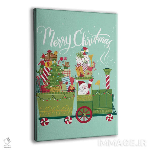 تابلو کریسمس مبارک اثر آماندا مکگی - نمای پرسپکتیو محصول