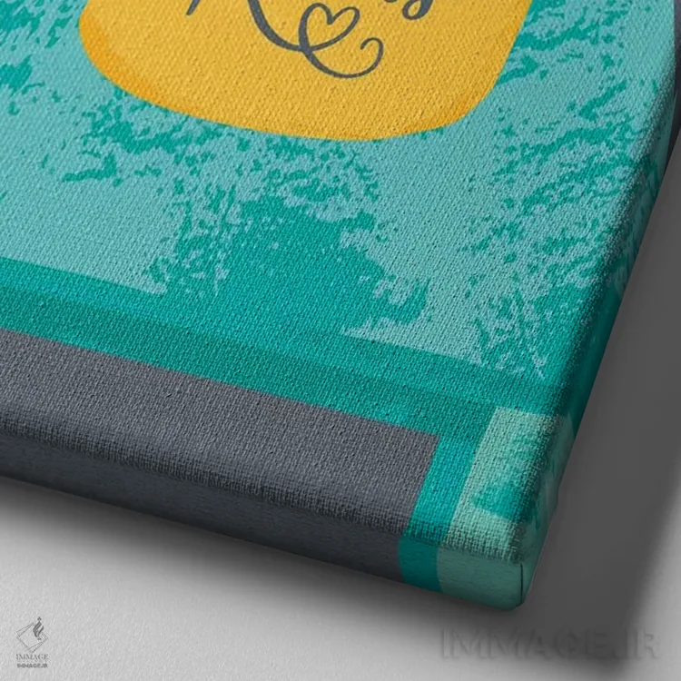 تابلو باغ خانه روستایی اثر آماندا مکگی - نمای نزدیک بافت بوم