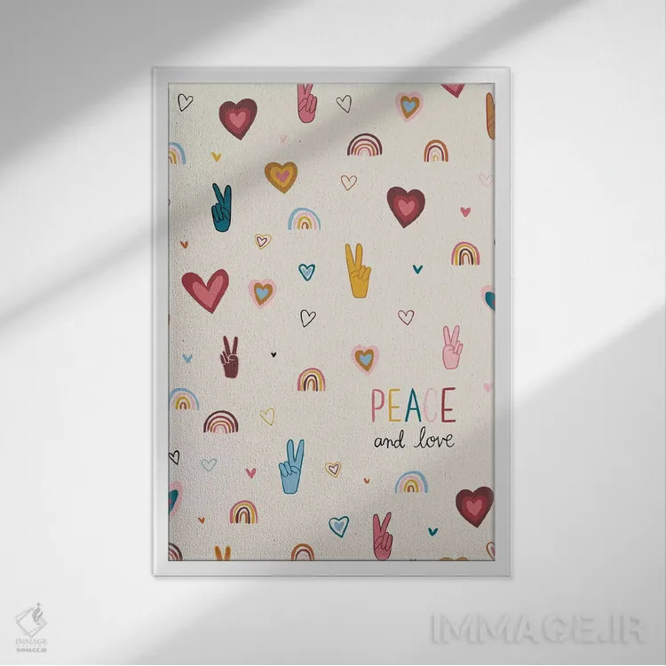 تابلو حالوهوای قدیمی چهار اثر آماندا مکگی - نمای قابدار سفید