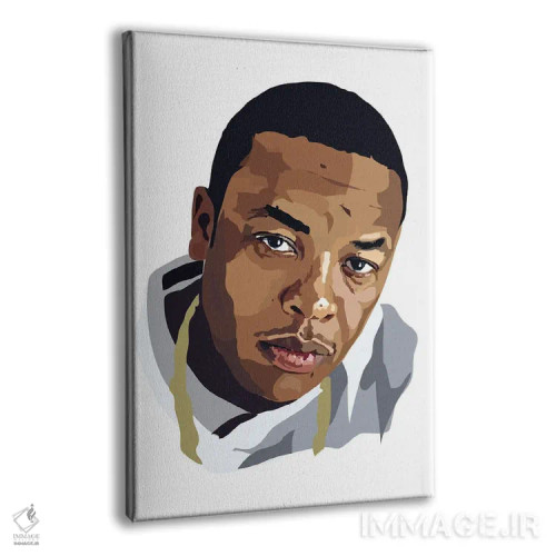 تابلو دکتر دره (رپر آمریکایی) اثر آنا مککی - نمای پرسپکتیو محصول