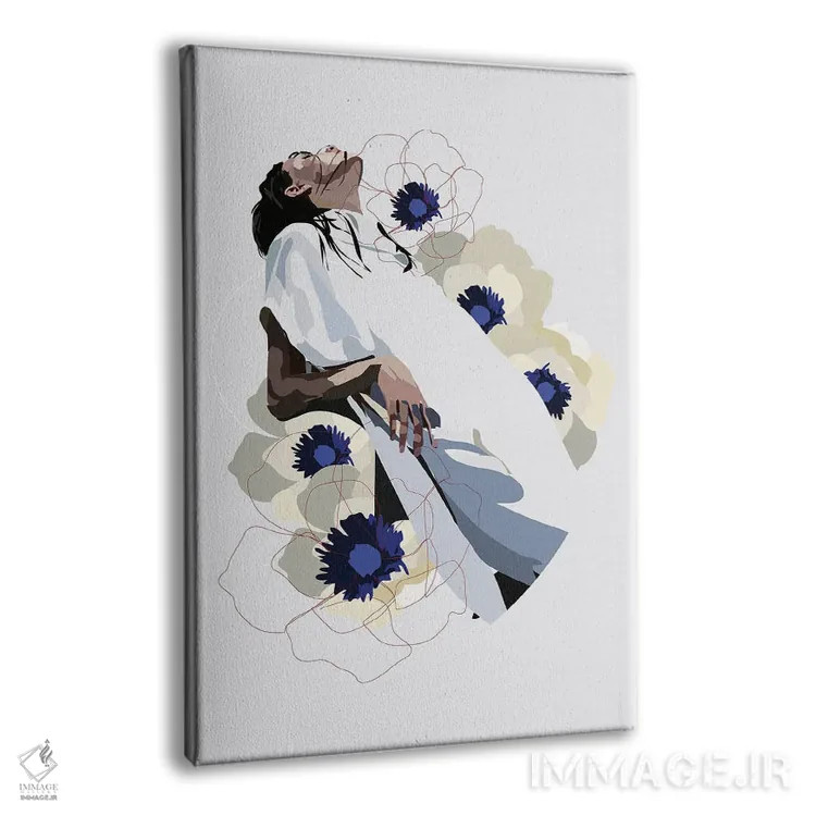 تابلو در حال شکوفه اثر آنا مککی - نمای پرسپکتیو محصول