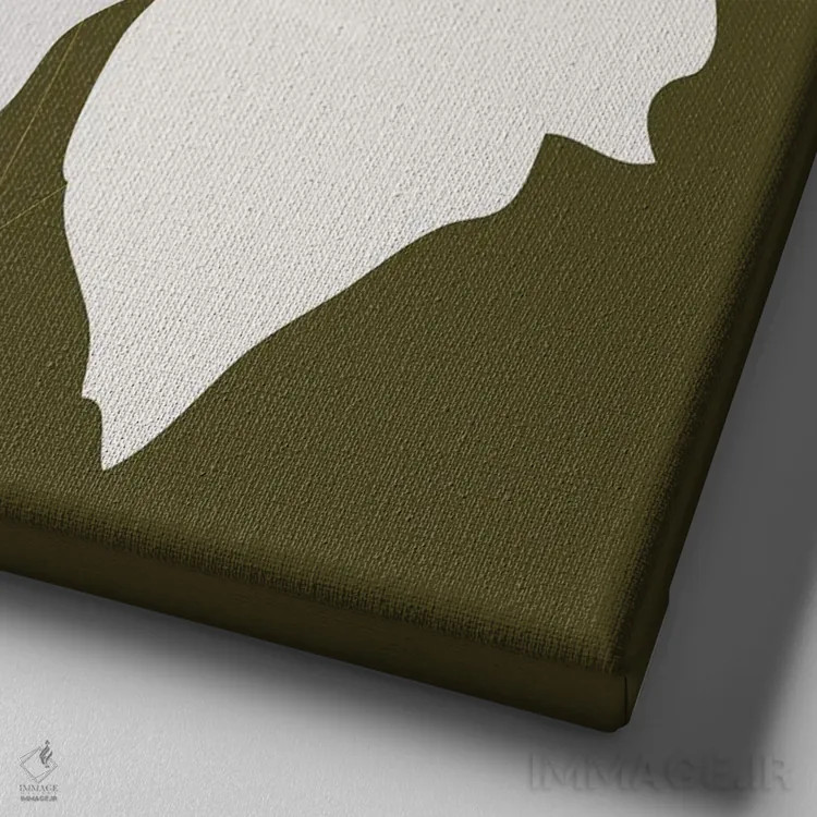 تابلو طلای فمنیستی اثر آنا مککی - نمای نزدیک بافت بوم