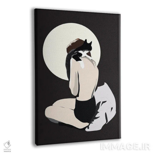 تابلو نور ماه اثر آنا مککی - نمای پرسپکتیو محصول