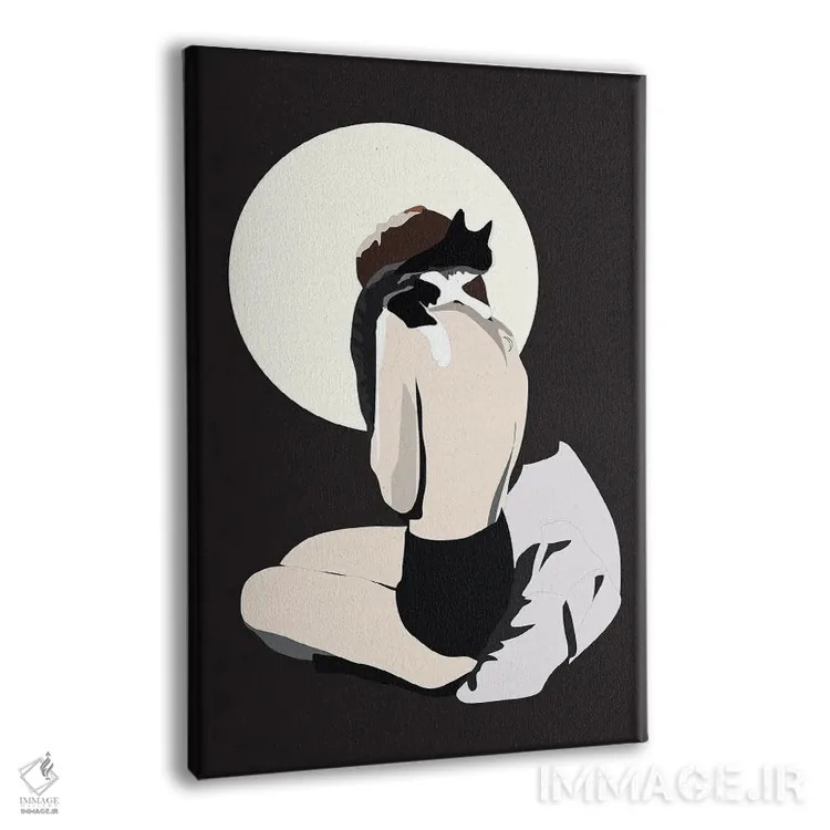 تابلو نور ماه اثر آنا مککی - نمای پرسپکتیو محصول