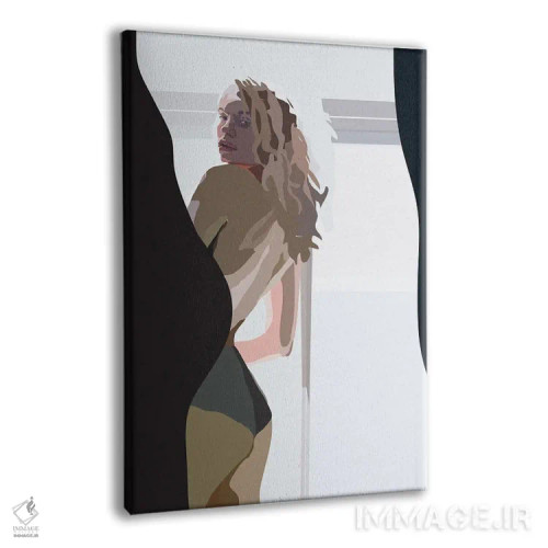 تابلو نور بنفش اثر آنا مککی - نمای پرسپکتیو محصول