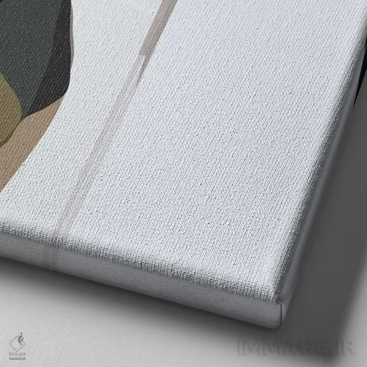 تابلو نور بنفش اثر آنا مککی - نمای نزدیک بافت بوم